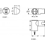 Держатель ручной лейки Ideal Standard IdealFlex